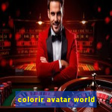 colorir avatar world